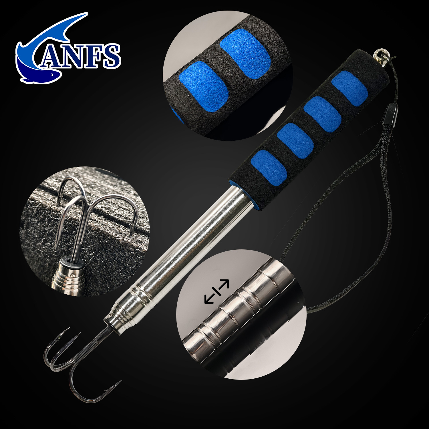 ANFS 1pcTelescopic Fishing Gaf - Fishing Boat Anchor 评论和价格