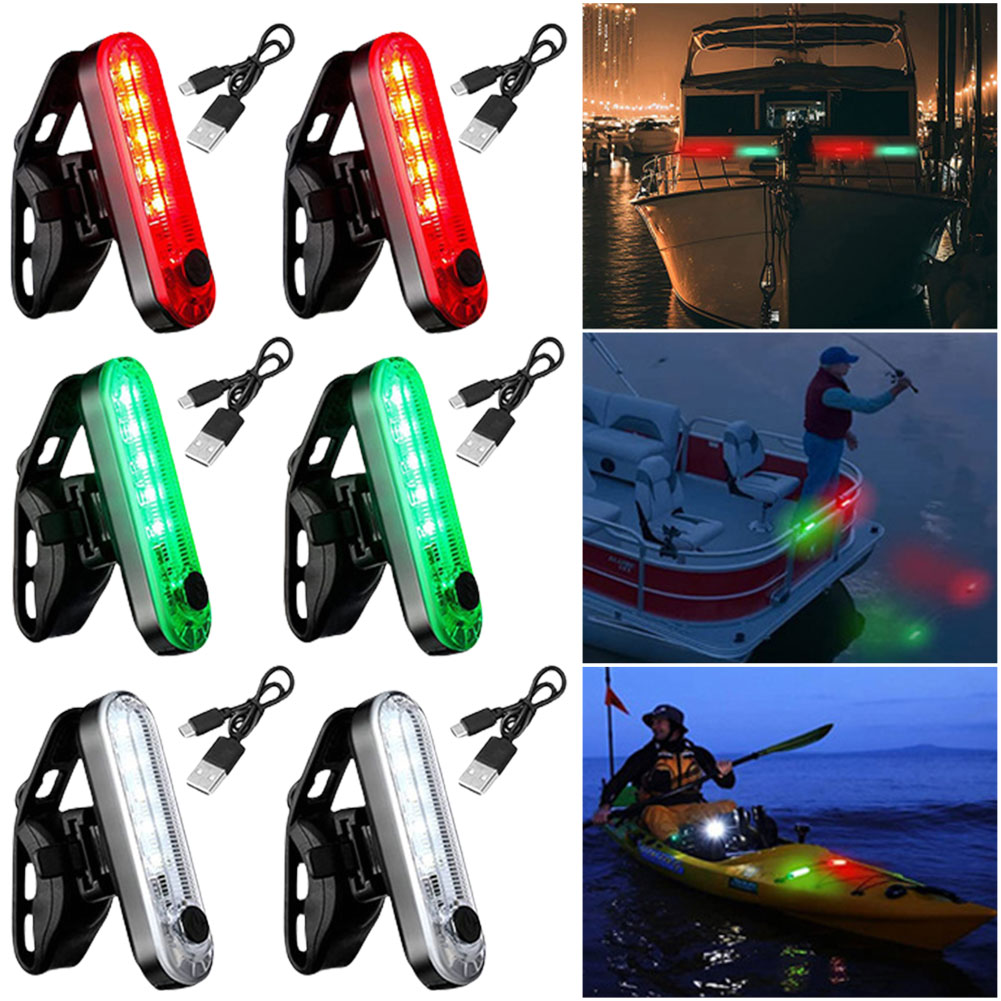 LED Boat Navigation Light USB  - Fishing Boat Steering Wheel 评论和价格