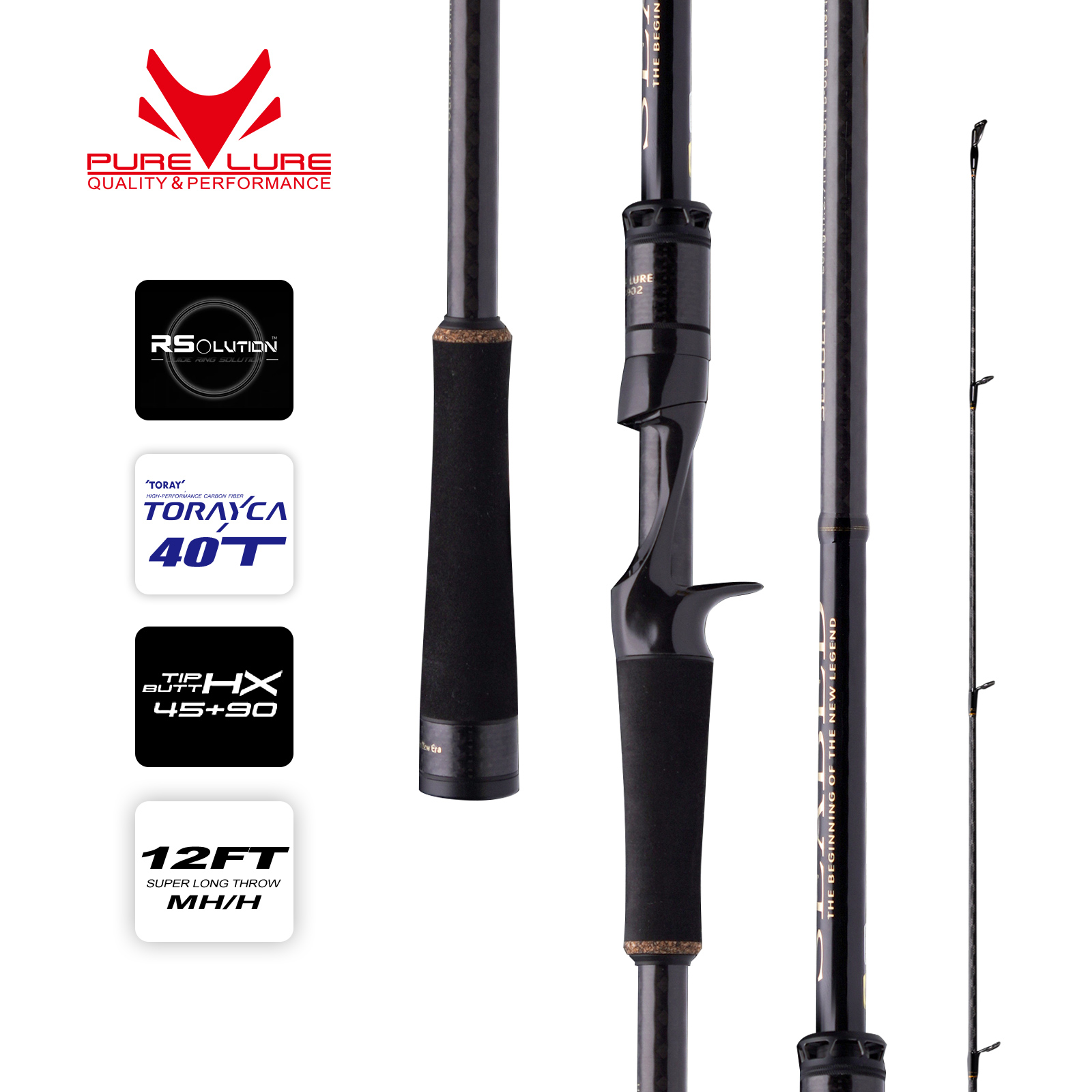 PURELURE SEABED 12FT 3.0m 3.3m - Kastking Reel Zephyr 评论和价格